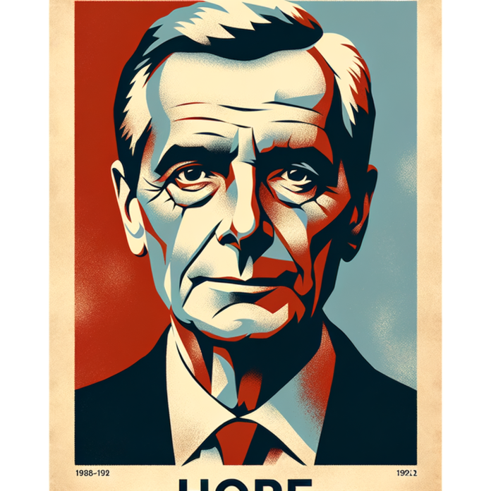 Il poster "Hope" di Barack Obama, realizzato dall'artista Shepard Fairey,